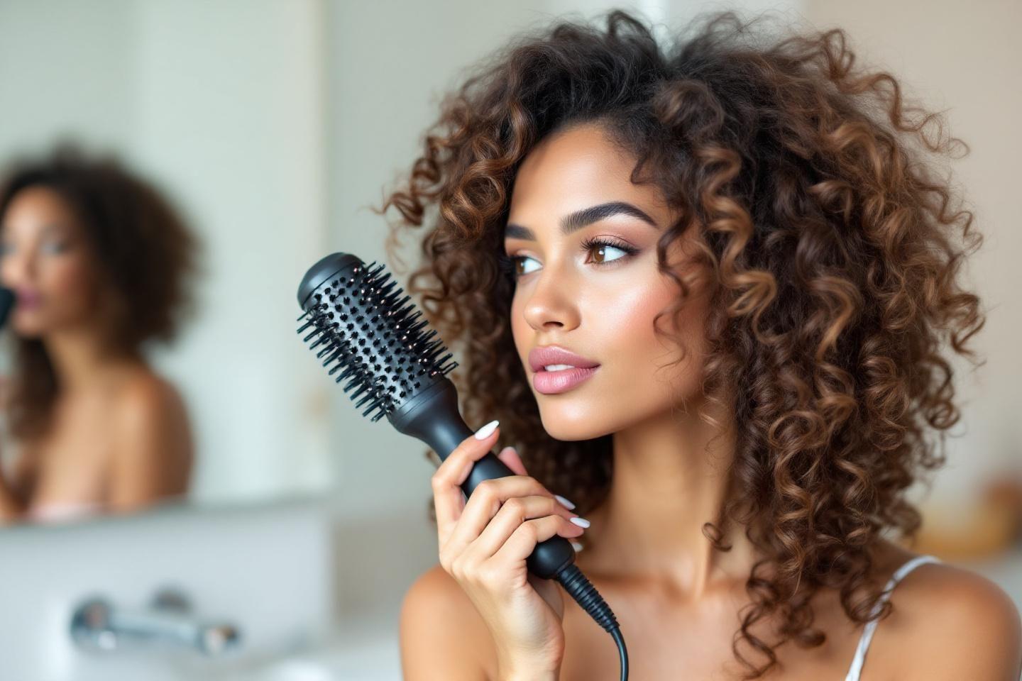 Comment lisser ses cheveux épais et frisés sans lisseur : méthodes pour un brushing parfait