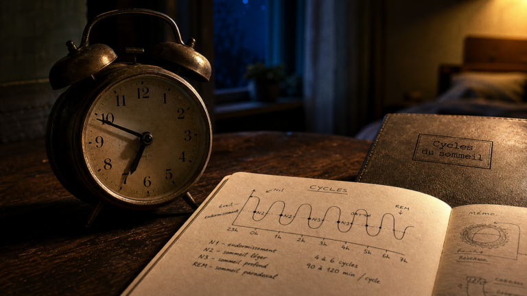 Réveil pour comprendre les cycles du sommeil et se réveiller au bon moment