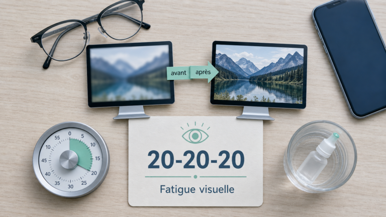 Fatigue visuelle : éviter la fatigue visuelle devant un écran