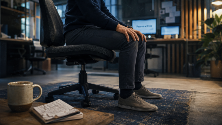 Exercices à faire au bureau : nuque, dos et énergie