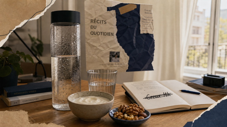 lutter contre la fatigue de l'après-midi, relancer sans café avec eau, yaourt et noix