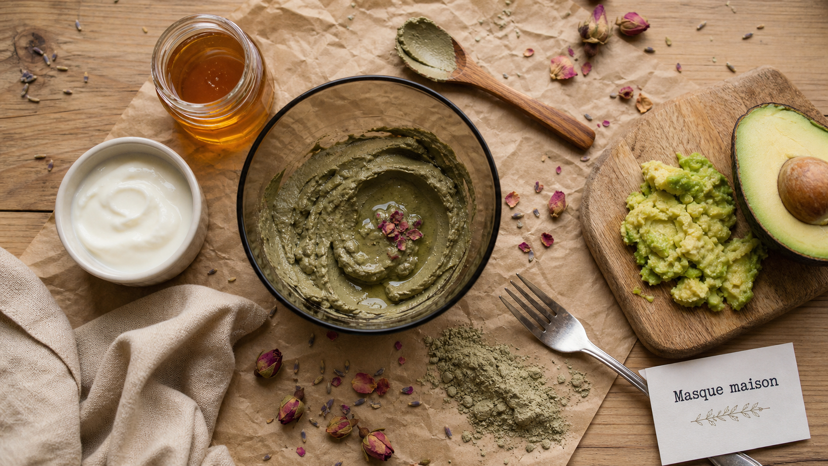 Masque pour le visage maison : recettes naturelles