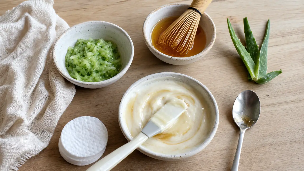 Masques pour le visage maison : masque yaourt et miel, 15 minutes