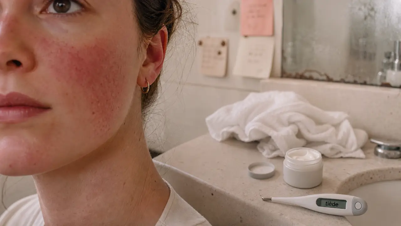 Rougeur visage : peau réactive et irritation passagère