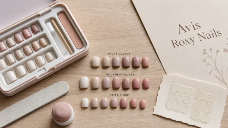 Roxy Nails avis : capsules press-on, gel pads et tenue J+5