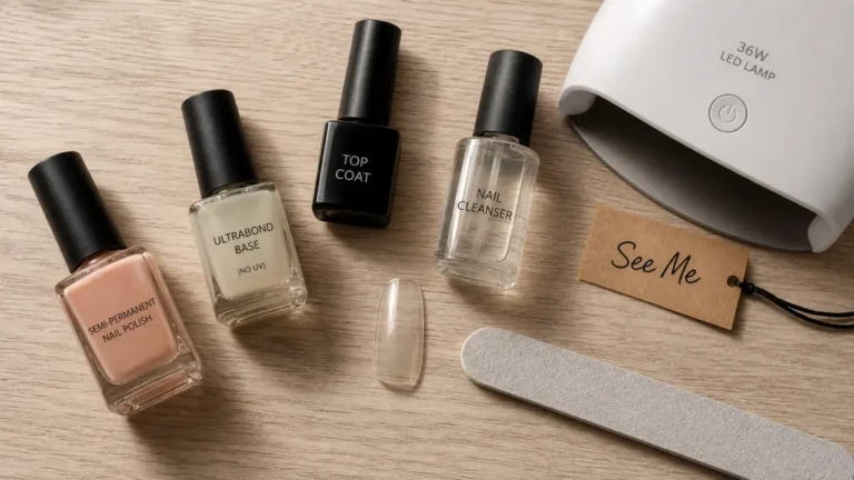 See me vernis semi permanent : kit manucure LED et lampes