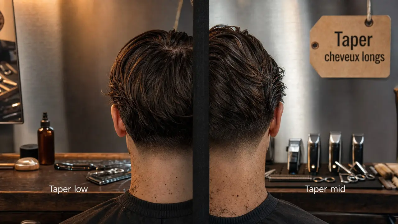 Taper cheveux longs : low vs mid pour garder la longueur
