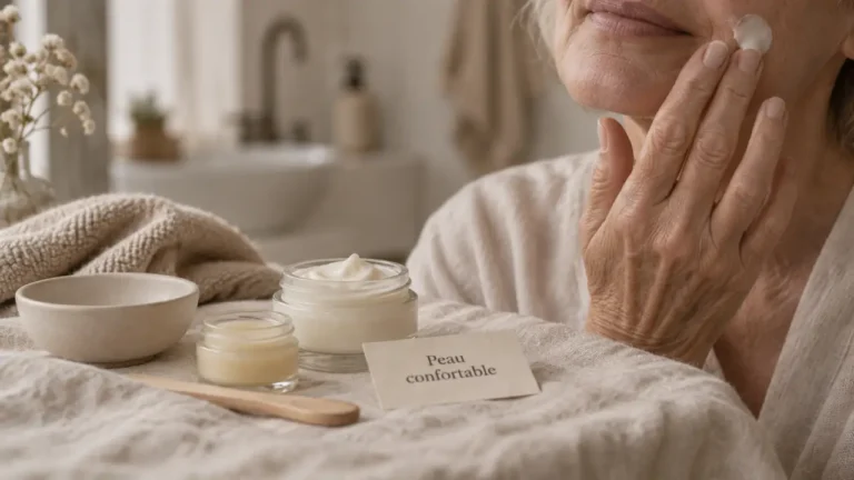 Crème visage femme 80 ans : hydratation et peau apaisée
