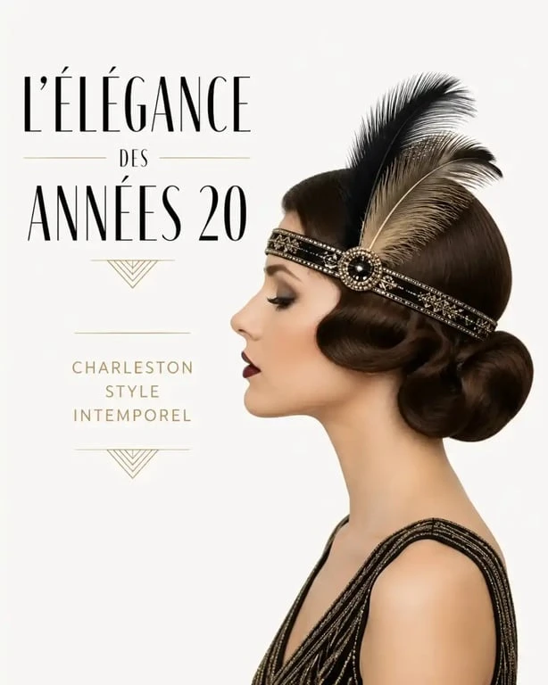 Coiffure année 20 chignon Charleston
