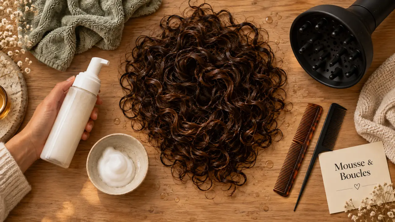 Mousse cheveux bouclés : dosage pour volume et souplesse