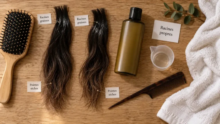 Shampoing cheveux gras : racines propres, pointes hydratées