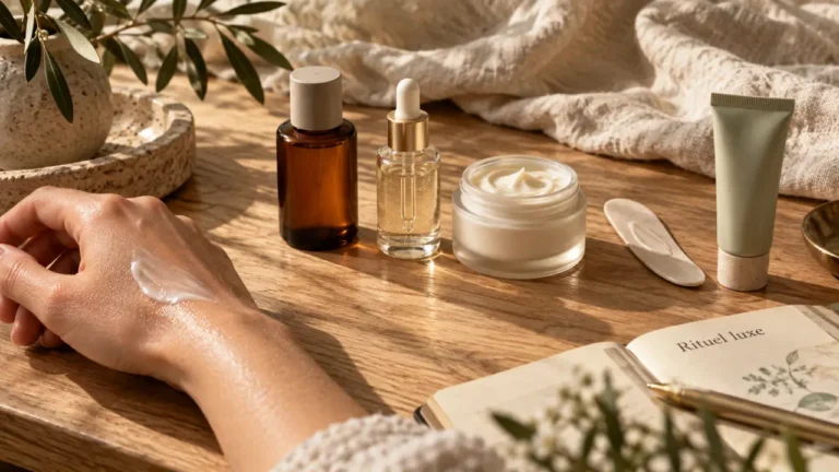 Soins de la peau de luxe : routine visage en cinq étapes, éclat ciblé