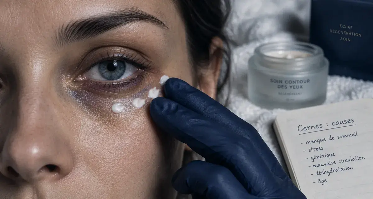 Cerne sous les yeux cause, crème anti-cernes