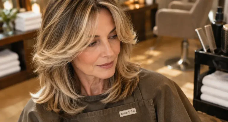 Coupe papillon femme 50 ans : volume, longueurs préservées, visage