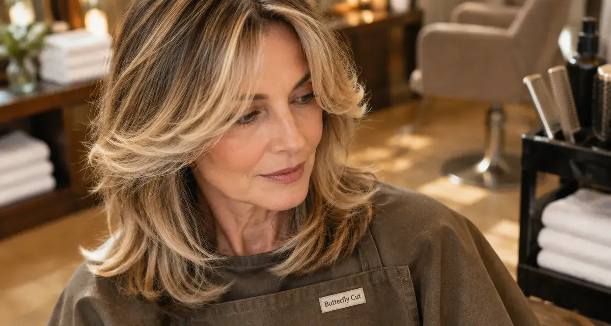 Coupe papillon femme 50 ans : volume, longueurs préservées, visage