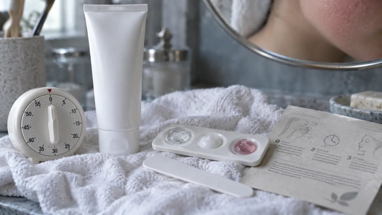 Crème dépilatoire visage danger : temps de pose et risque brûlure