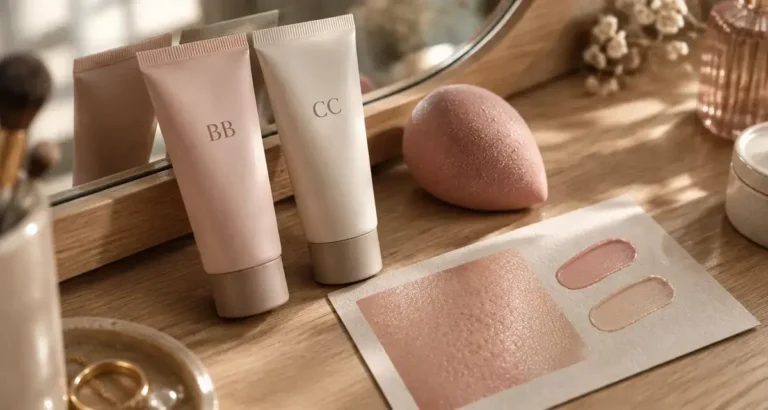 Différence entre bb crème et cc crème : deux crèmes teintées, hydratation et correction des rougeurs