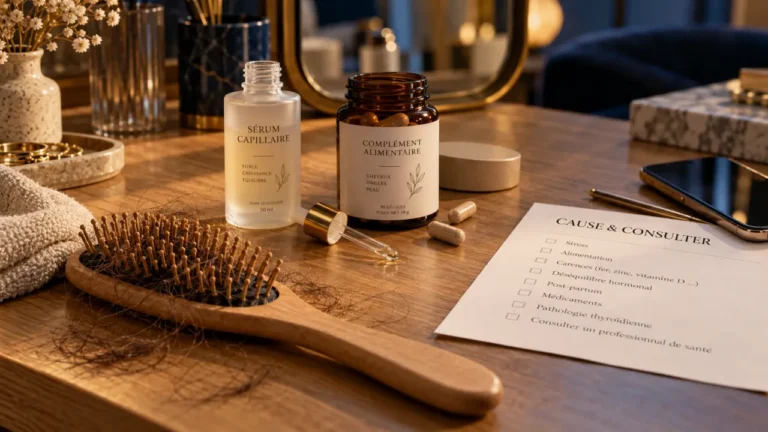 Luxéol chute de cheveux : checklist cause et consulter